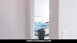 Girlfriend gets paid by worried stepmama to fuck her boyfriend