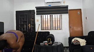 Fat Ass Ebony Milf Naked House Cleaning 