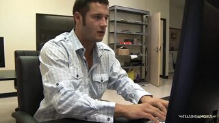 Chocolate babe loves sucking a big white cock and fucking in various positions