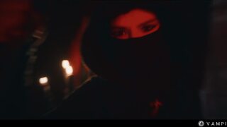 Cosplay Lesbian Vampire Sex - Bdsm Leather Girls in Lezdom Sub Dom Play Pussy Eating Session