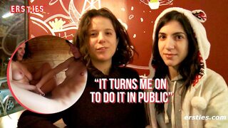 Dirty Deutsche duo devours each other like animals in public