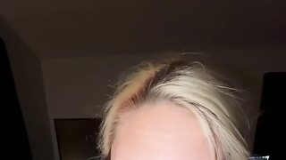 Blonde Slutty Teen Sucking Bbc