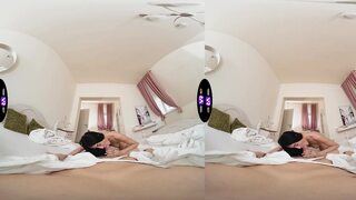 Spa Beauty Ara Mix Takes Facial Then Drags Him To The Pool - TmwVRnet