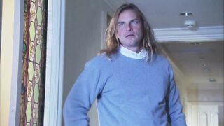 House-wife pounded on the wall in an intense doggy-style banging