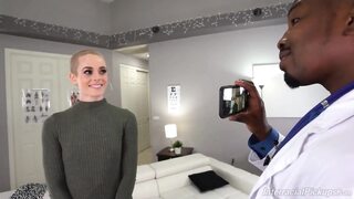 BBC Slut Sidra Sage wants double penetration with doctors