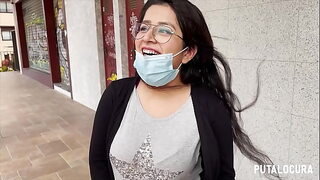 PutaLocura - Innocent busty chubby Dessy caught ending in very hot sex