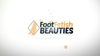 Foot-hungry Inked Chick Shrimps Her Lover's Feet