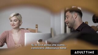 ADULT TIME - Skye Blue Fucks Her Bestie's Cheating Fiancee To Cure His Cold Feet! ITALIAN SUBTITLES