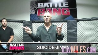 Brunette gets cum on her big tits after steamy sex