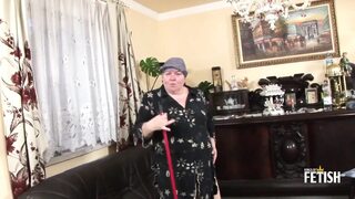 Busty BBW maid gets her mouth and pussy destroyed by her boss