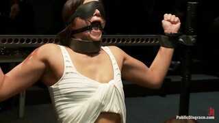 Pushed to the Limit with Uncontrollable Orgasms Made to Cum Over and Over by Strangers