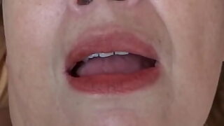 Cumming On My GF's Step-Mom's Tits While She Masturbates In