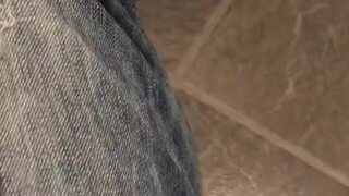 Peeing jeans twice