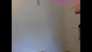 Asian red head camgirl in lingerie