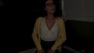 Babysitter with pert tits gets her first Hard Rough Fuck - FULL SCENE