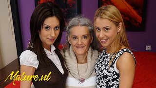 Granny Gangbang: Stepmoms Teach 18 year olds How to Get