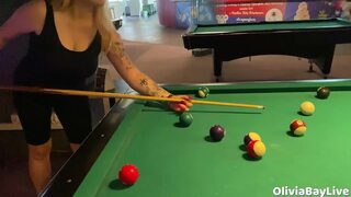 He Told Me If I Miss The Shot I Have To Suck His Dick in Public Toilet- Olivia Bay