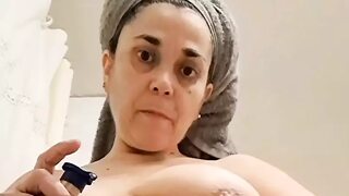 Full-grown woman flaunts thick, luscious bush in sensual, XXX-rated exhibition