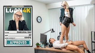 LOAN4K  Amateur office sex with a slutty cheater and a loan manager