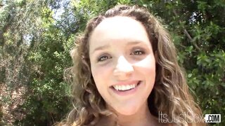 April Knight Takes a Monster Dick and a Facial on Her Tits (Calling All Boobs)