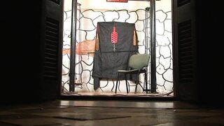 Chubby chick punished from her lezdom punisher