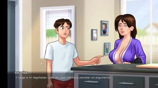 Hot kisses that end in lust with my milf