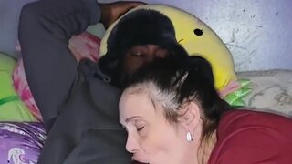 Horny Obsessed milf Sucks and Fucks BBC Till He Cums Inside Her