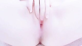 Korean school girl pink pussy mast