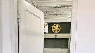 Hot busty milf knows how to speed up leaving the house