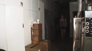 Sierra Skye sucks black cock in interracial fuck.