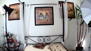 Hairy mature plays with her toys and with his cock