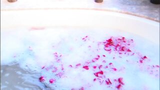 Sexy blonde gets fucked in the bathroom