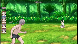 Beyond the Portal Island's Salvation [ Hentai Game ] Ep 1 FIRST TIME and CUM twice inside her bunnygirl pussy !