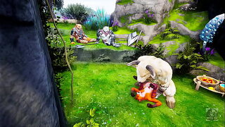 Minotaur fuck furry Foxy Girl and Tiger Girl in the