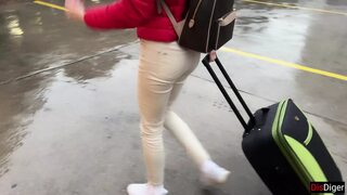 Dick Flashing - Risky Handjob in Bus Full of People Cum by Hand