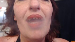 V251 Smoker DawnSkye begs you to cum in her dirty mouth
