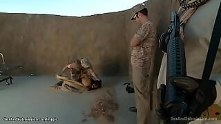 Soldier James Deen ties up Lyla Storm and fucks her