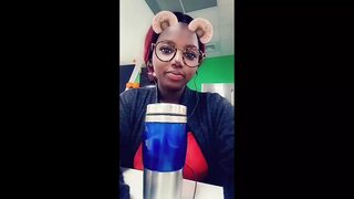 Hot Black Ebony Girl Sucking On Big Dick🍆 at Stepdad's