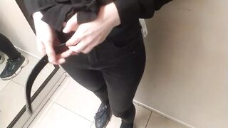 Trying on clothes in the store ended with sex