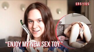 Blowjob Bride Anca Unleashes Her First Orgasmic Self-Sucking Session on