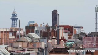 Monica Brown, eager for a wild triple action encounter