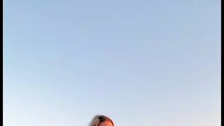 Sexy teen Elza Kom dance Oktoberfest