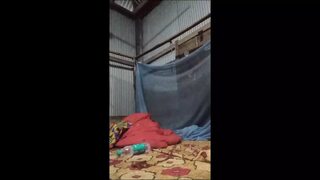 Fine mature woman blowing whiskey