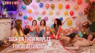 Lesbians Get Down & Dirty in Sinful Truth or Dare