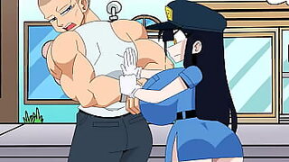Busty Cop Punishes Thief: A Cartoon Parody