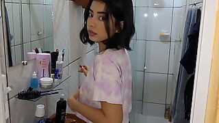 My stepbrother caught me watching porn and masturbating