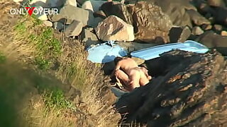 Secluded Beach Quickie: Unexpected公开观测性行为