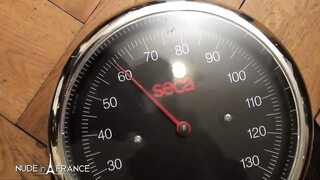 Pretty young brunette fucked hard and jizzed on body in