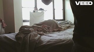 Big thick BROWN COCK ebony EARLY MORNING WAKE UP SEX