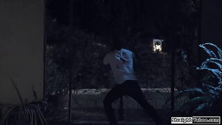 Her dead friends emerge out of the grave and coming